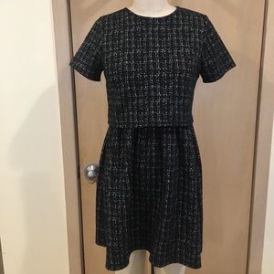 Printed Popover Mini Dress